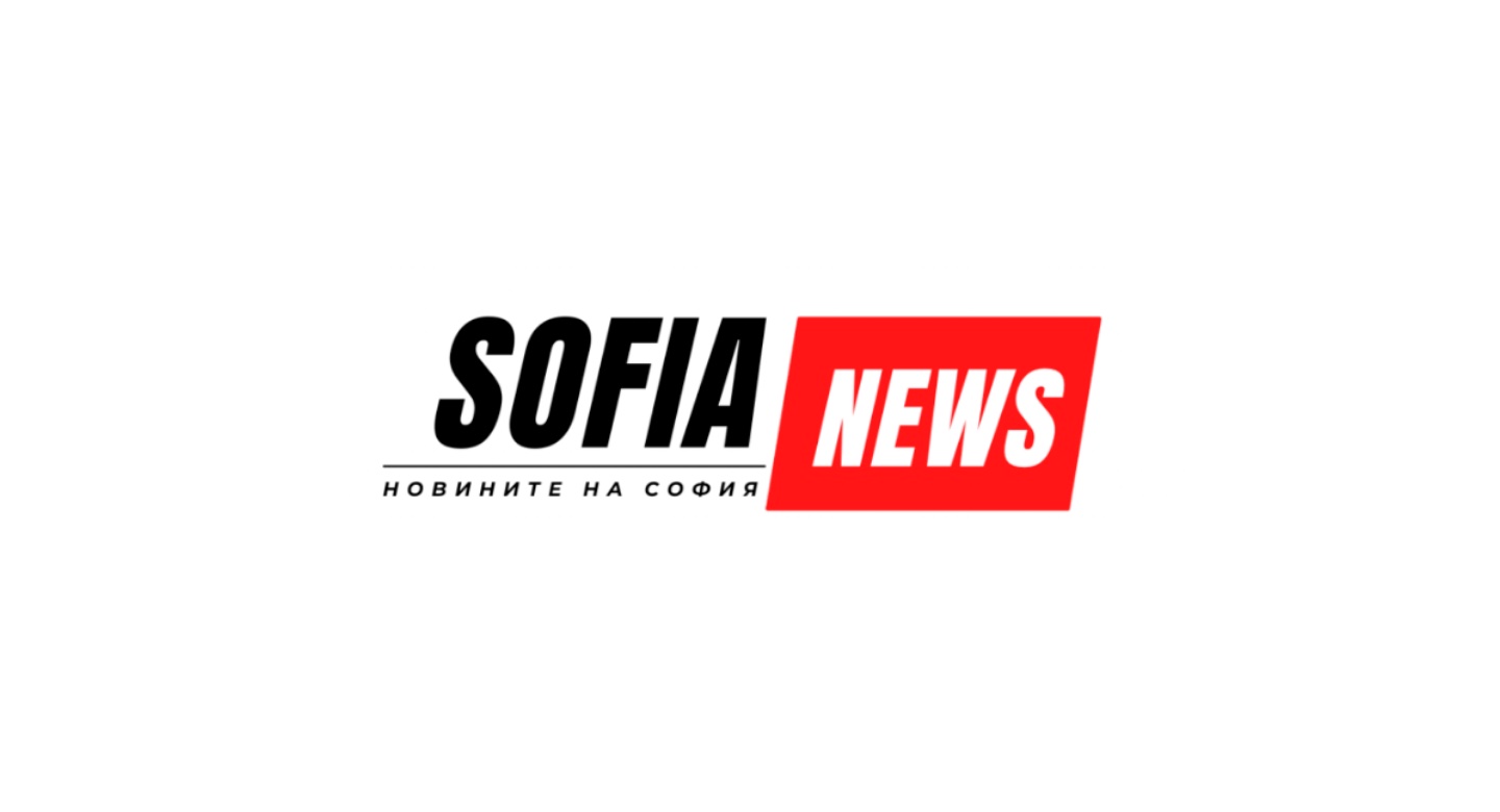 Лого на Sofia News: SOFIA в черно и NEWS върху червен блок, с надпис „Новините на София“